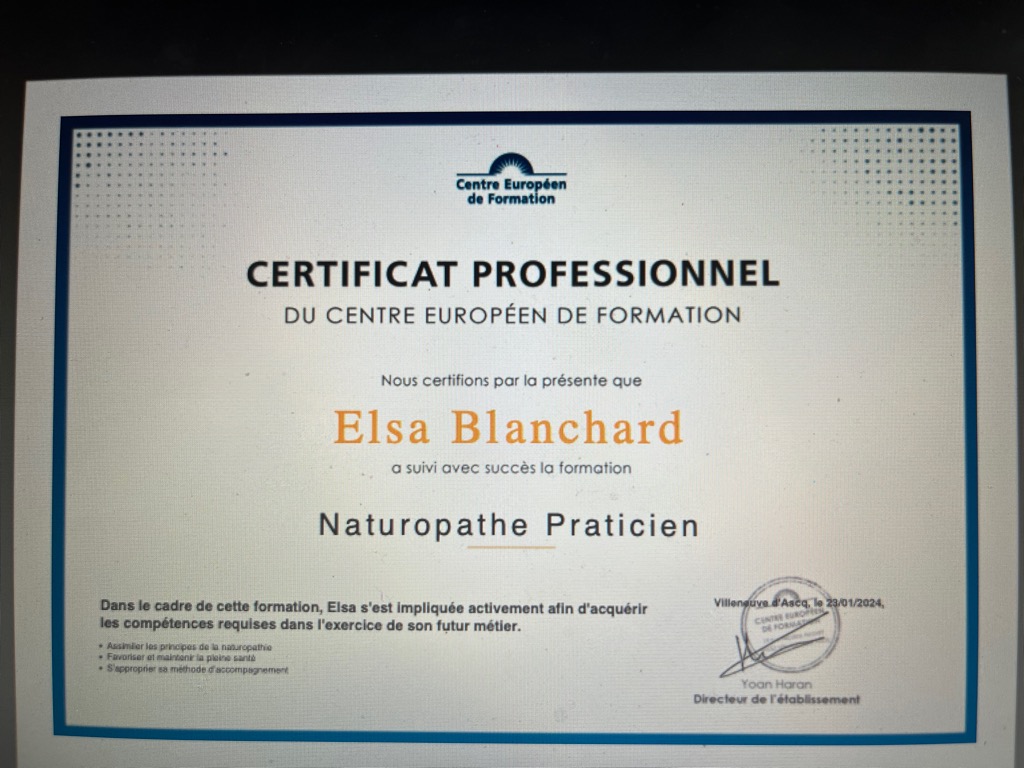 photo diplome MerciNaturo