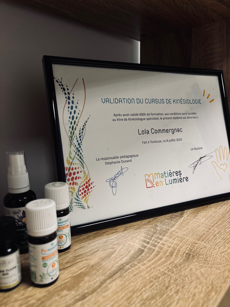 photo diplome Lola Commergnac