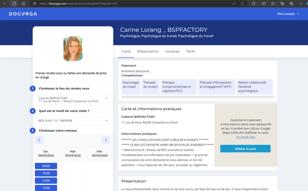 photo activite BSPFACTORY Carine Lorang