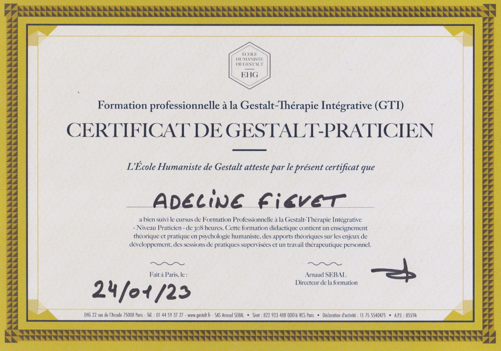 photo diplome Adeline Fievet 