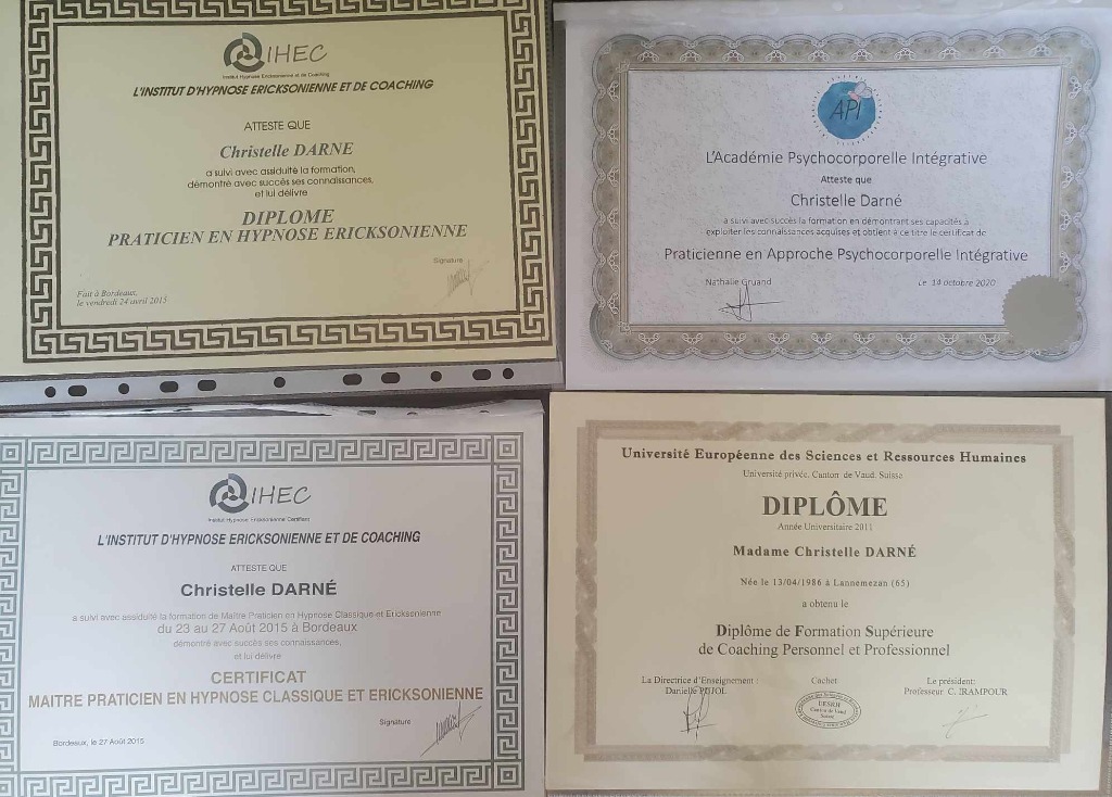 photo diplome Christelle Darné