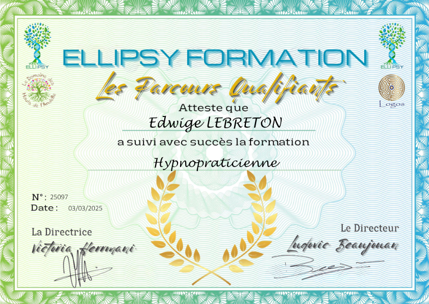 photo diplome Edwige Lebreton