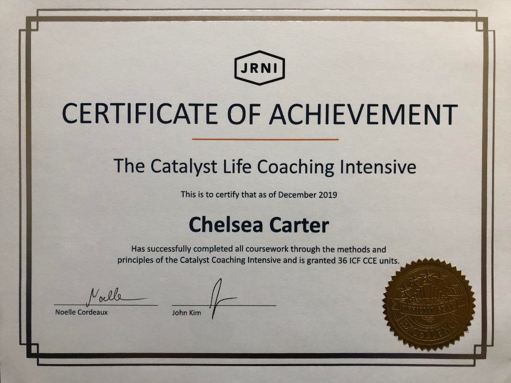 photo diplome Chelsea Carter 