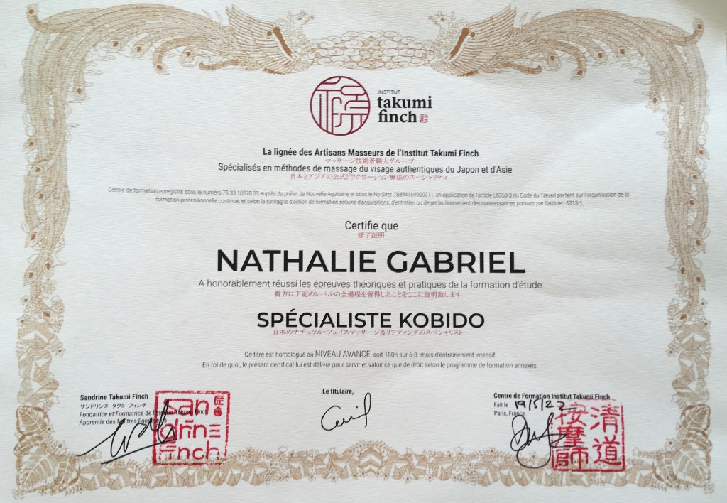 photo diplome GABRIEL NATHALIE SENSOA