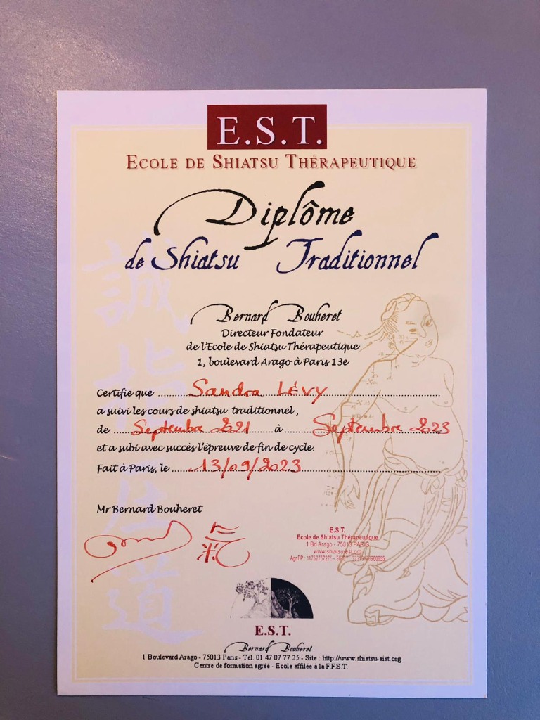 photo diplome Sandra Levy