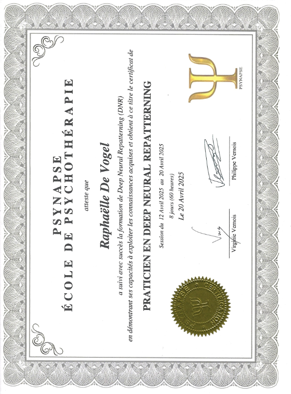 photo diplome Raphaëlle Guillaume (de Vogel) EI