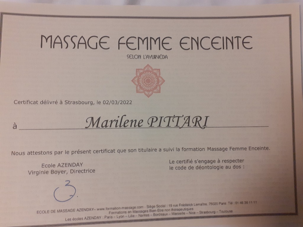 photo diplome Marilene Pittari