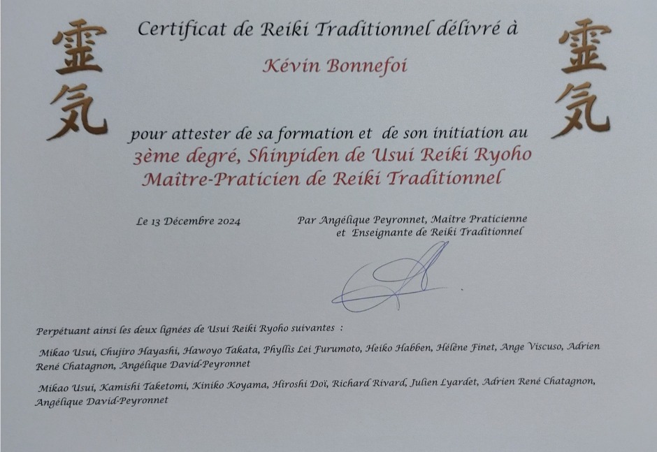 photo diplome Institut Énergétique Bonnefoi