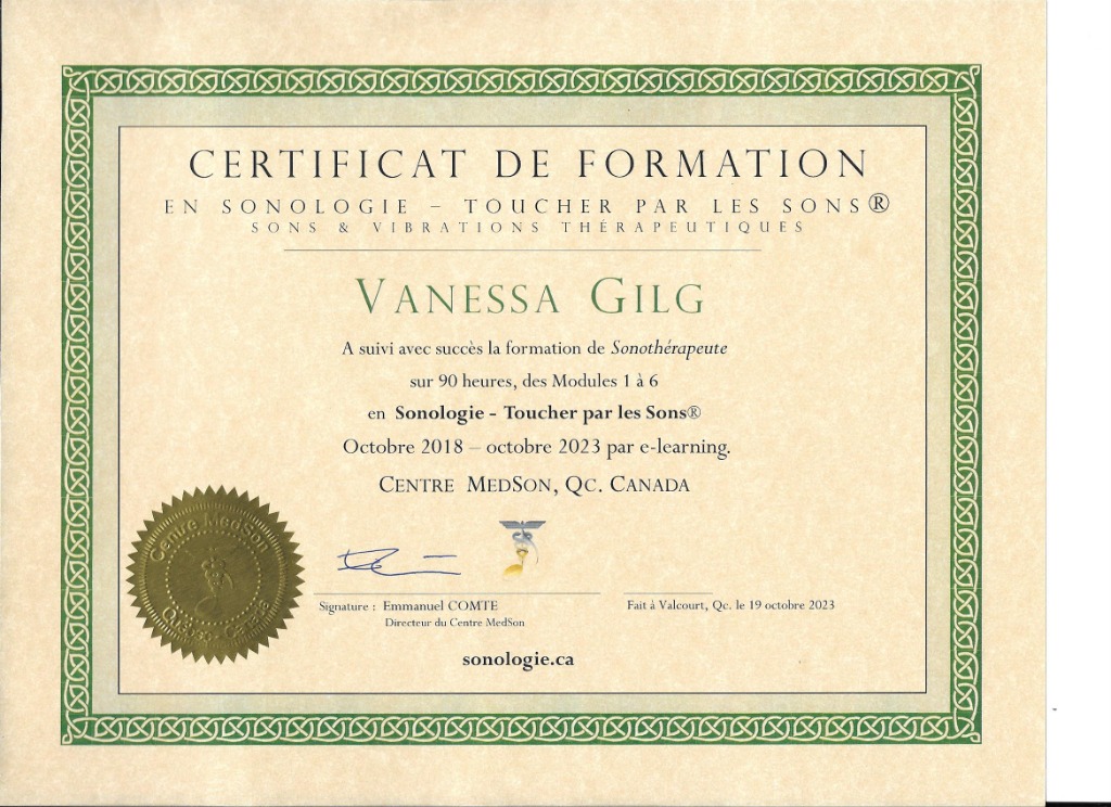 photo diplome La Voix Bleue