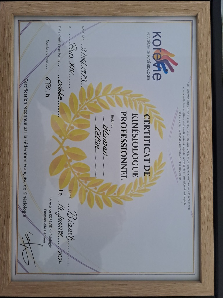 photo diplome Céline Alaman