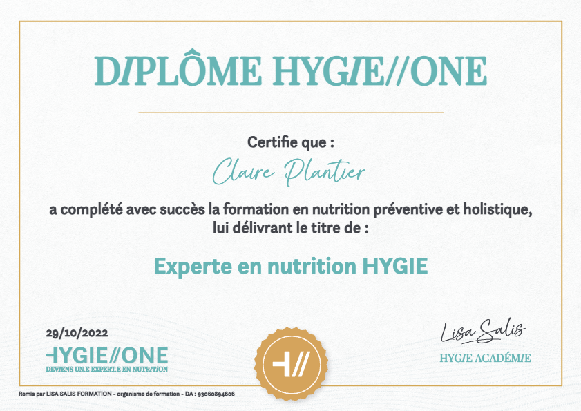 photo diplome Claire Plantier