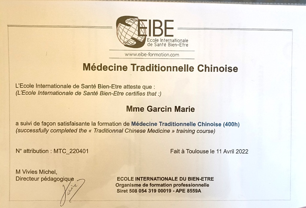 photo diplome Marie Garcin