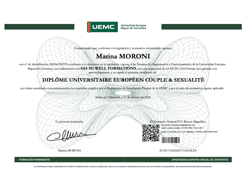 photo diplome Marina MORONI