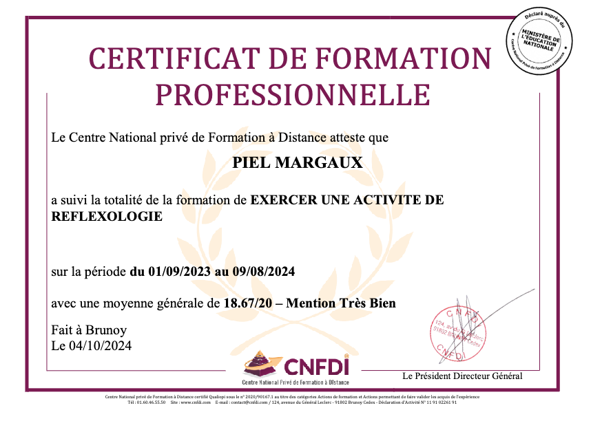 photo diplome Margaux Piel