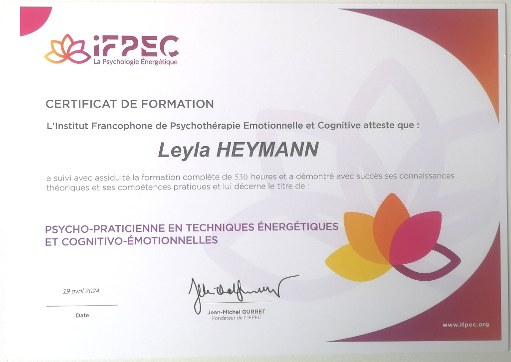 photo diplome Leyla Heymann