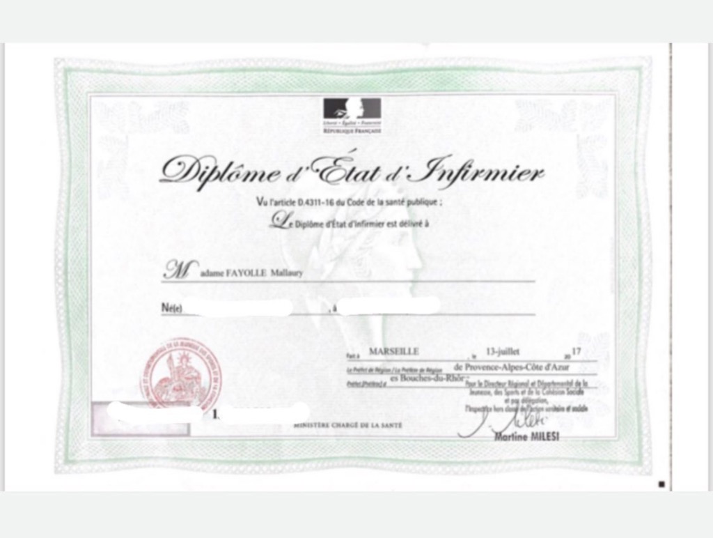 photo diplome Fayolle mallaury