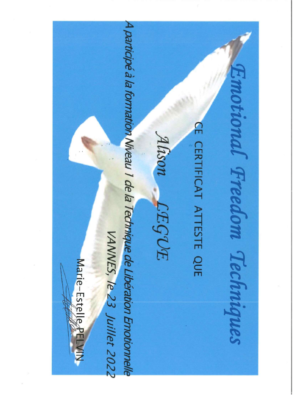 photo diplome Alison LEGUÉ