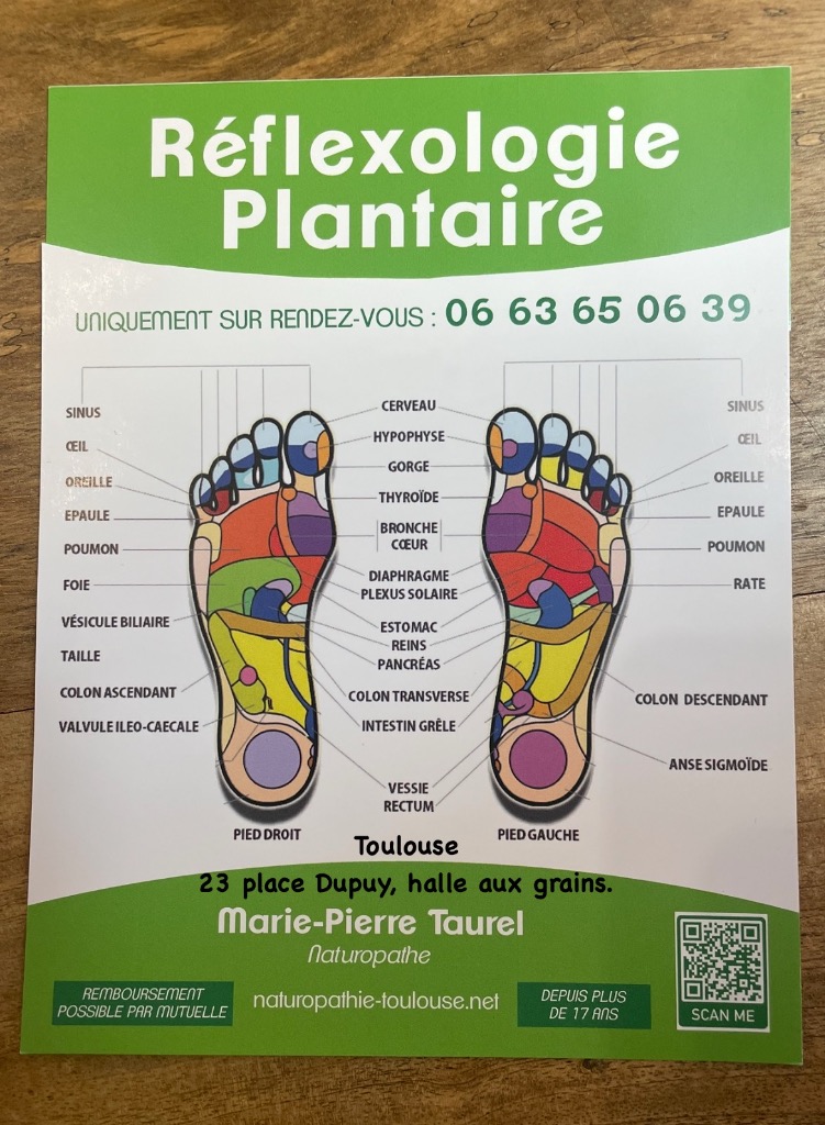 photo activite MARIE TAUREL NATUROPATHIE REFLEXOLOGIE CAUSSADE