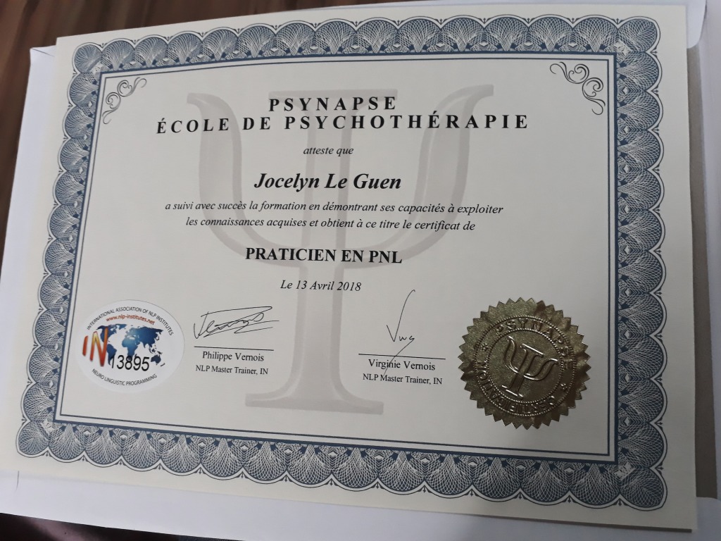 photo diplome Jocelyn Le Guen