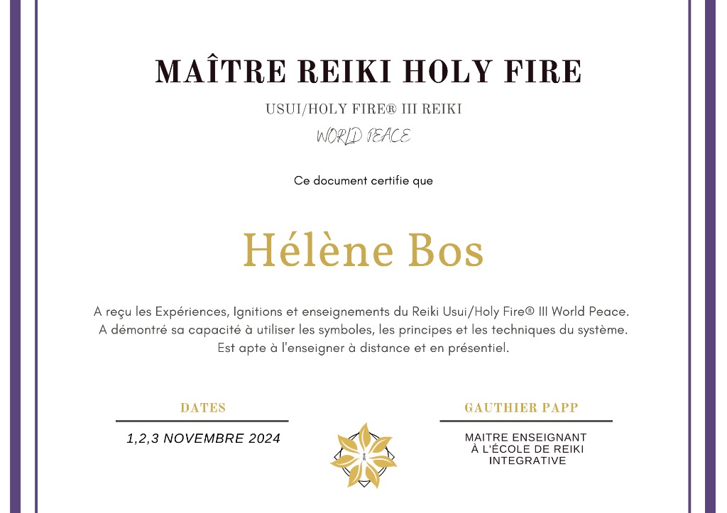 photo diplome Hélène bos