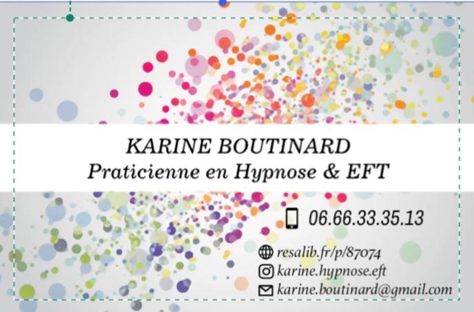 photo diplome Karine Boutinard - Hypnothérapeute et Sophrologue