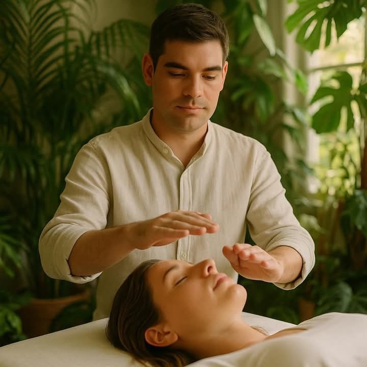 photo seance BIEN ETRE Mickaël Dumontguérisseur,coupeur de feu