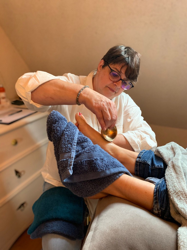 photo seance Nathalie Chesneau Soins Énergétique