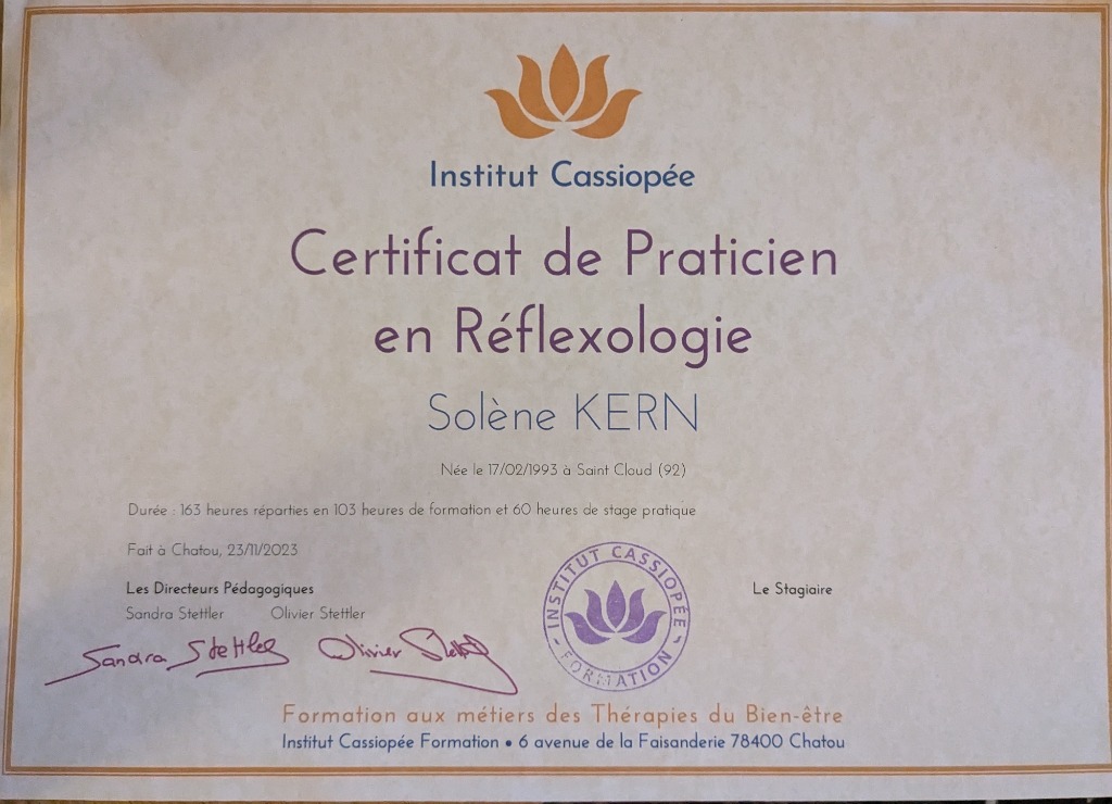 photo diplome Solène KERN