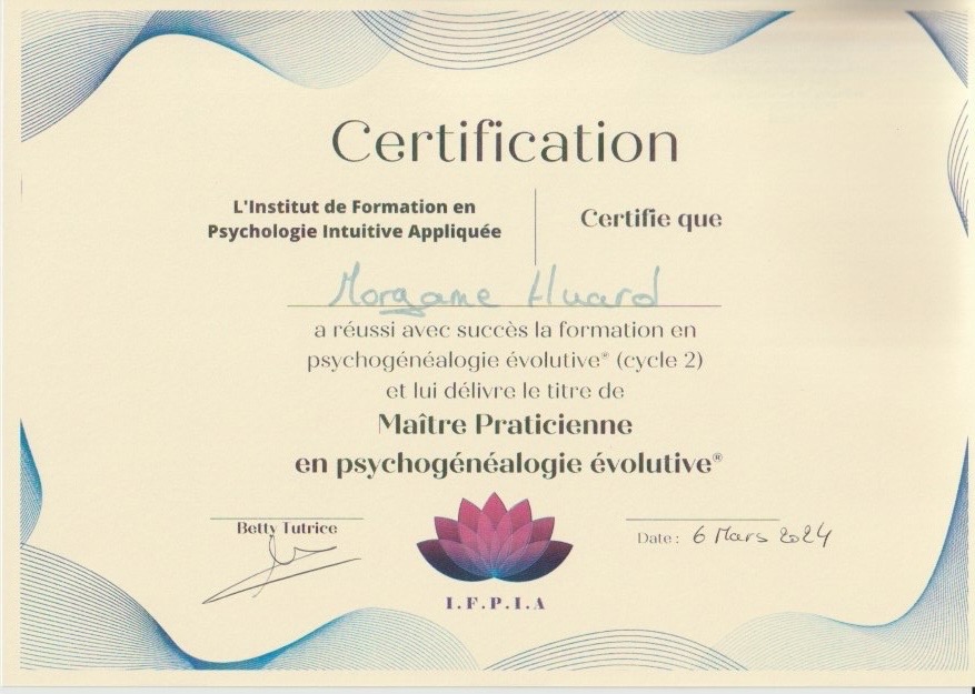 photo diplome Morgane Huard E.I.