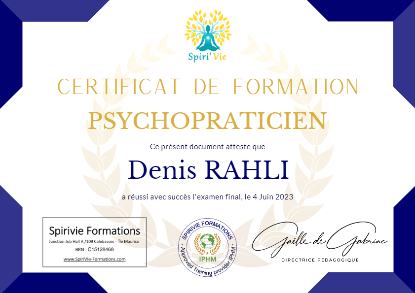 photo diplome Sarl Sens