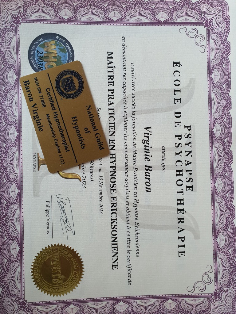 photo diplome Virginie Baron 