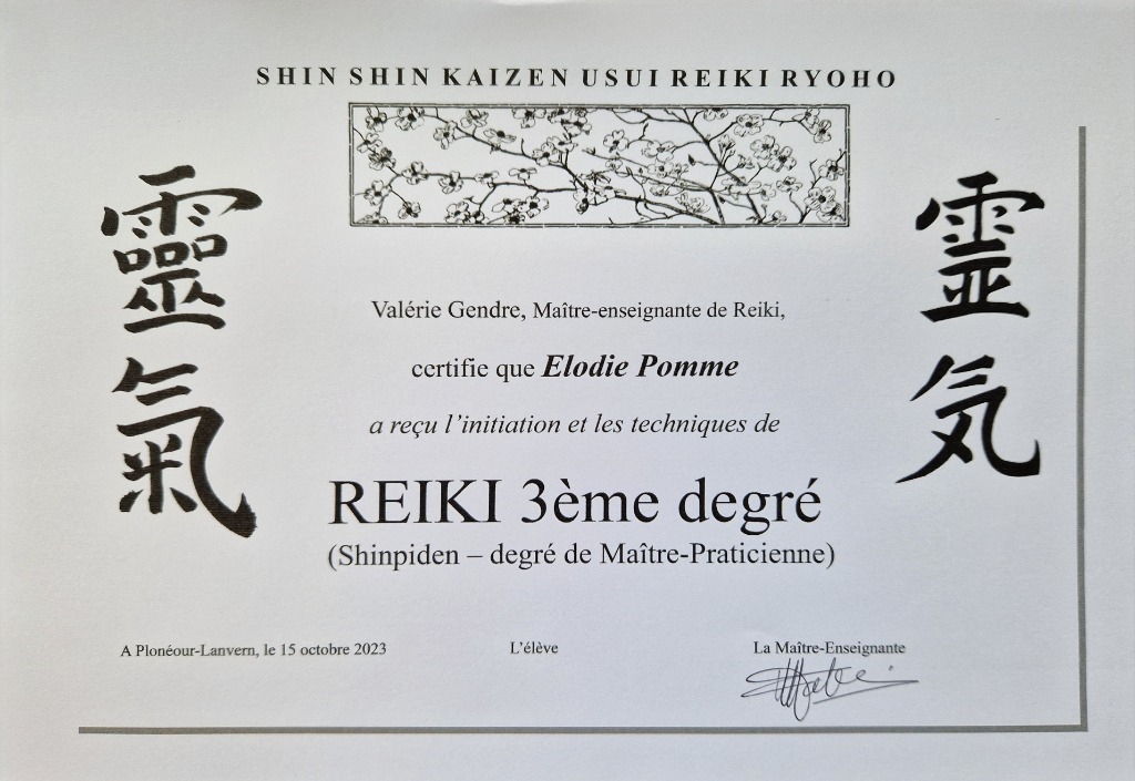 photo diplome Elodie Pomme - El’Oseet vie