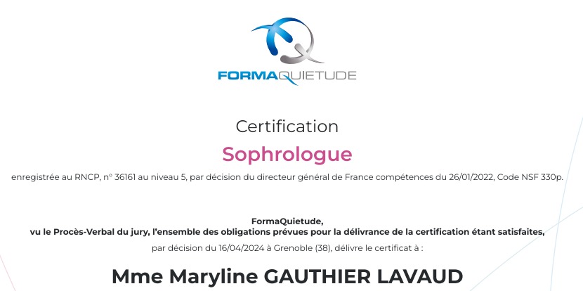 photo diplome Maryline Lavaud