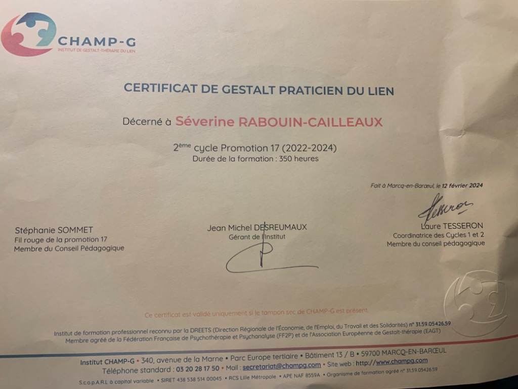 photo diplome Séverine Rabouin