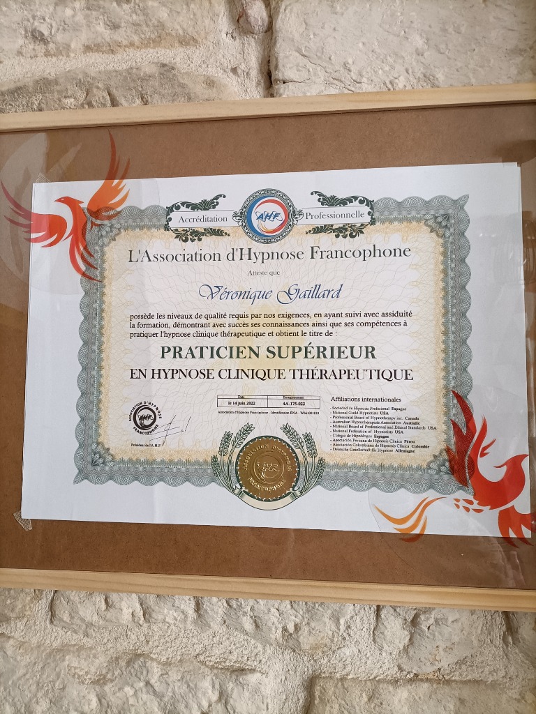 photo diplome Equinoreve Thérapie