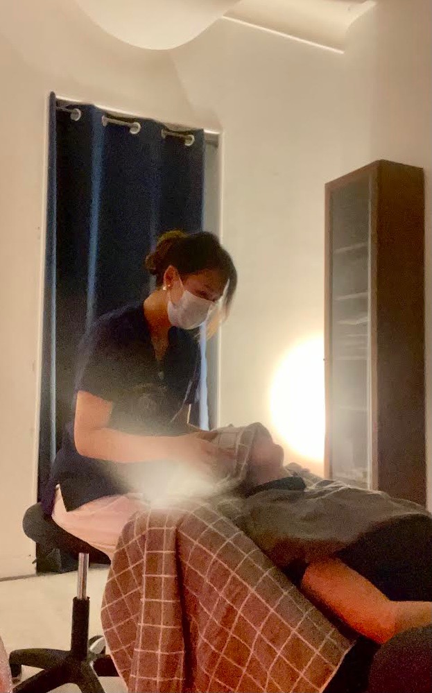 photo seance Madoromi Dry Head Massage