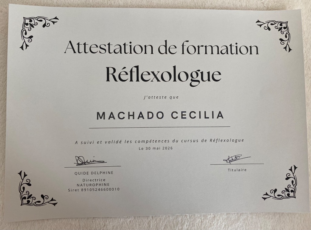 photo diplome Cécilia MACHADO