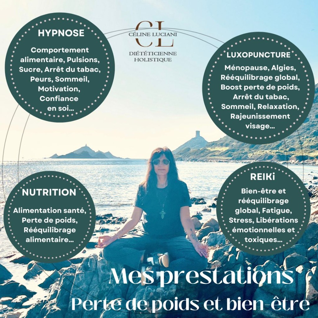 photo seance Céline Luciani Diététicienne holistique