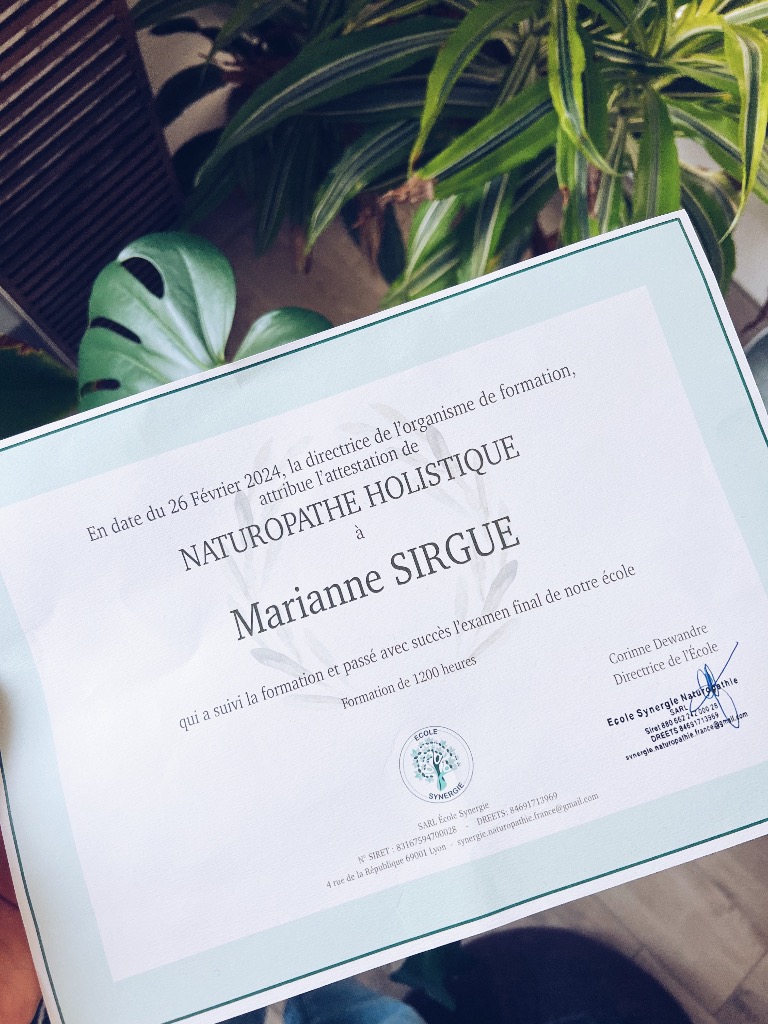 photo diplome Marianne Sirgue