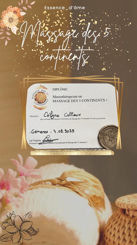 photo diplome Essence d’Âme