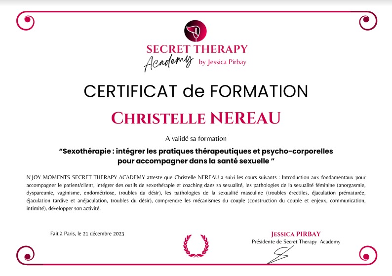 photo diplome Christelle NEREAU