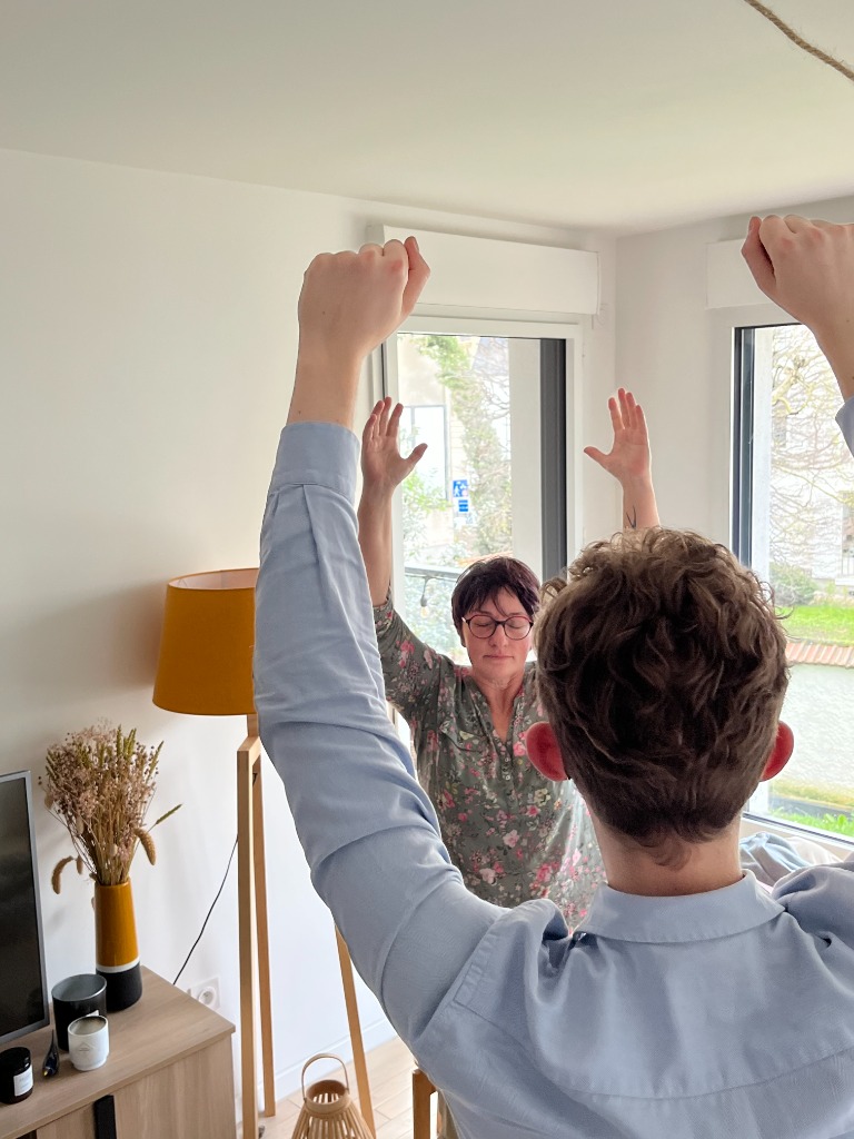 photo seance Nathalie Martot Sophrologue