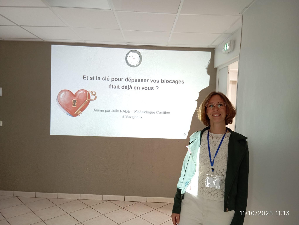 photo activite Julie RADE - Kinésiologue à Savigneux 42