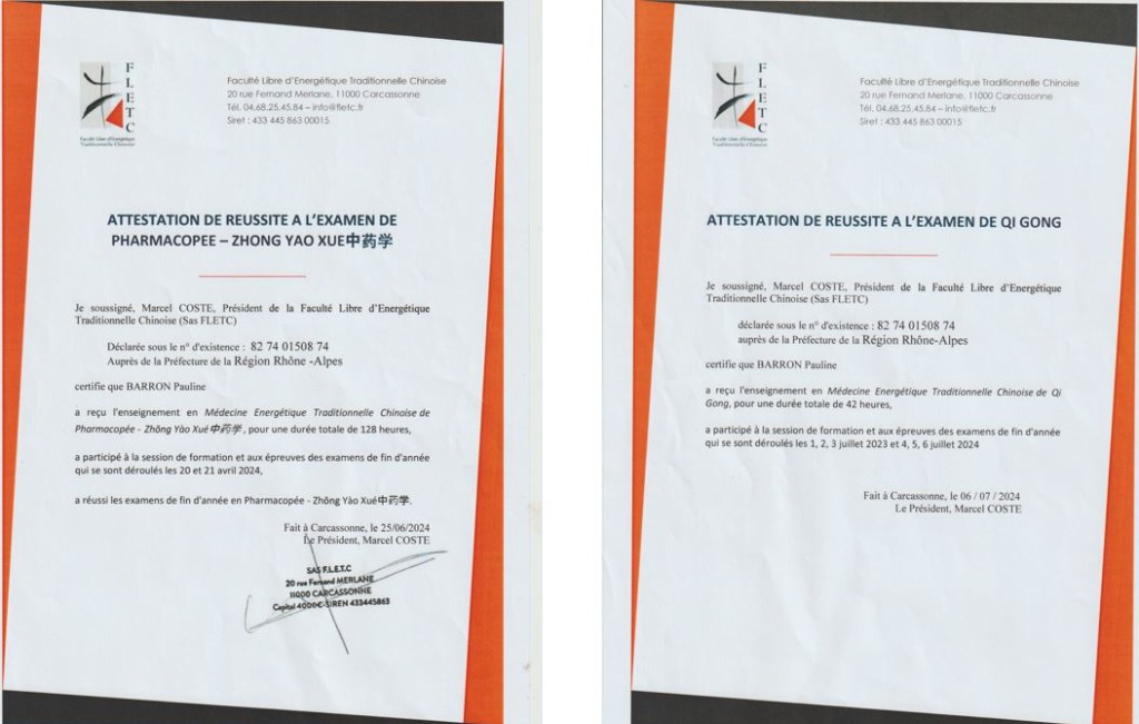 photo diplome Pauline Barron 