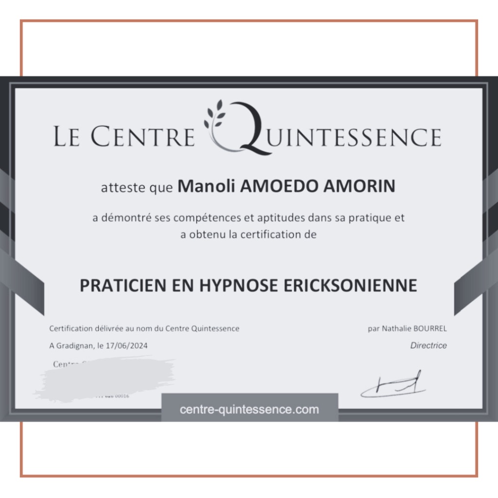 photo diplome Manoli AMOEDO AMORIN