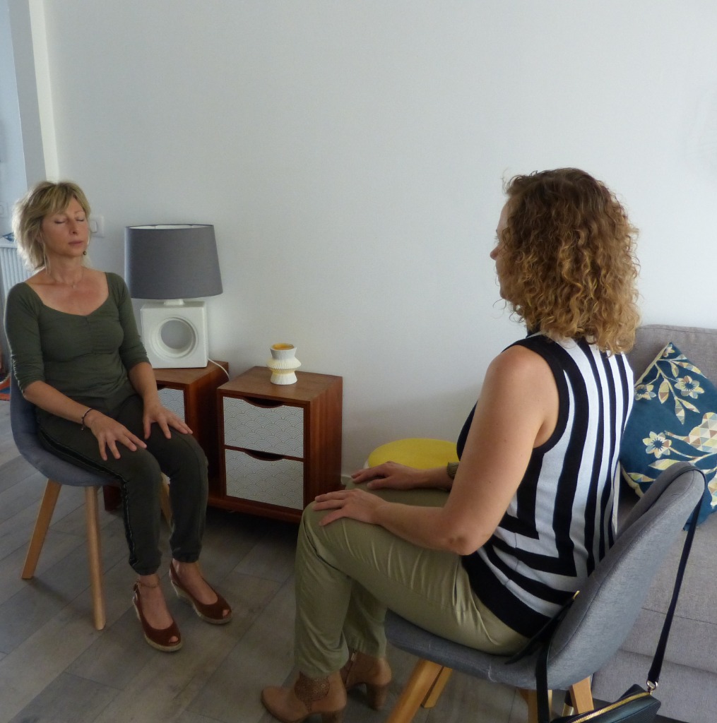 photo seance Anna Studak Sophrologue certifiée d’État