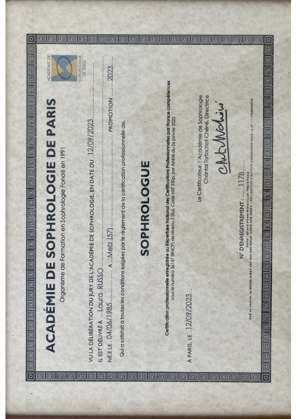 photo diplome Laura RUSSO