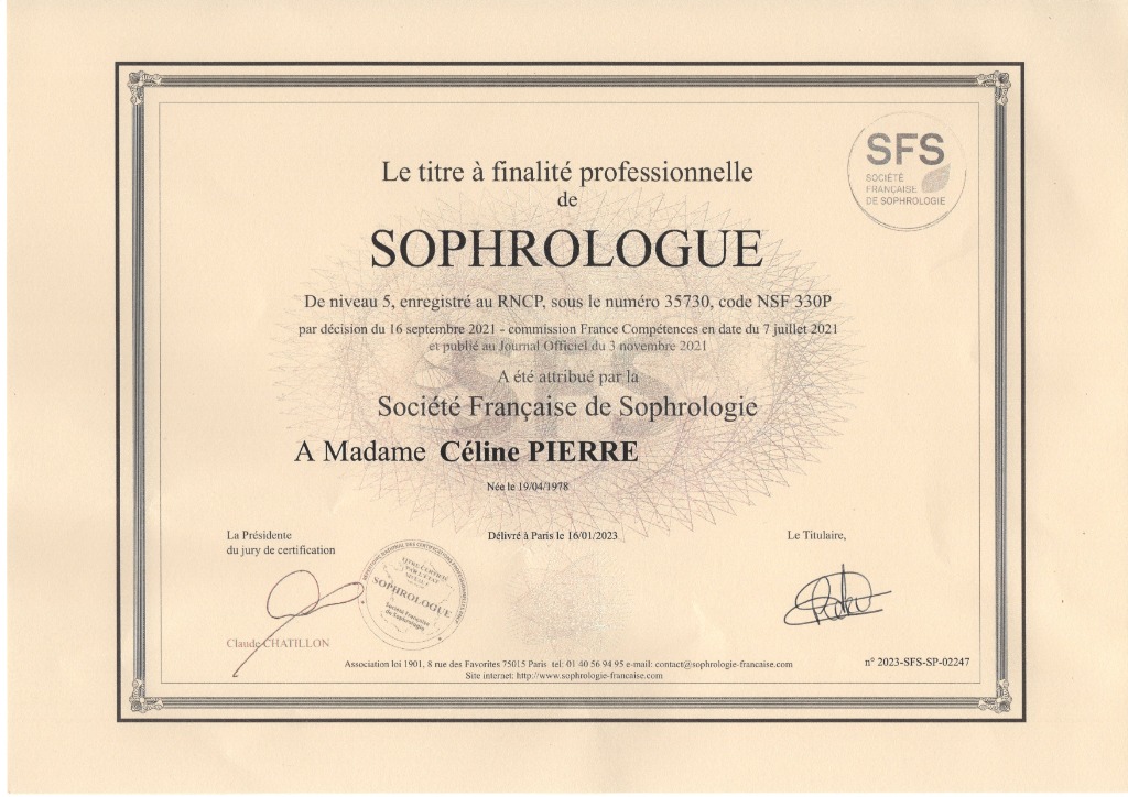 photo diplome Celine Pierre