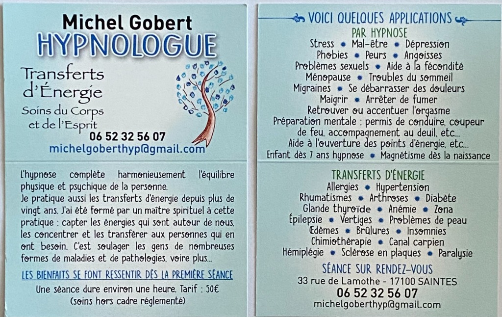 photo seance MICHEL GOBERT