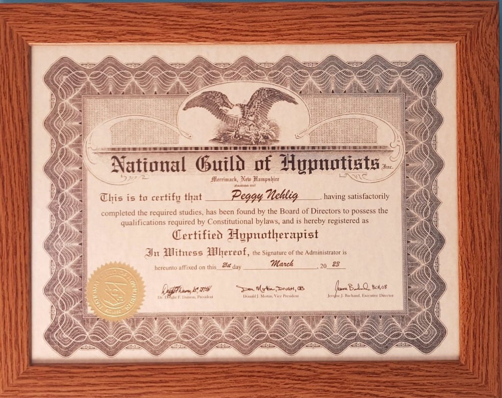 photo diplome Peggy NEHLIG